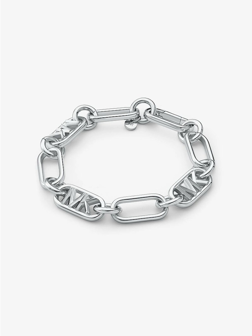Michael Kors Silver MK Link Bracelet